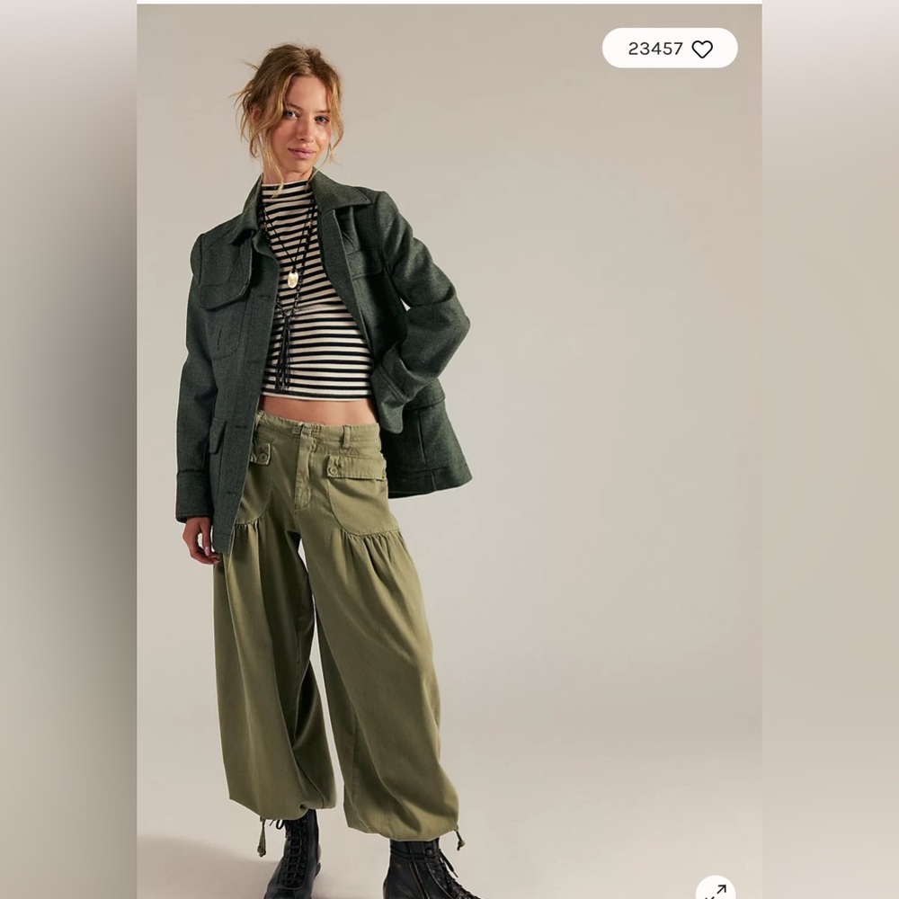 Free people lotus jeans army green